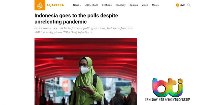 Tetap Gelar Pilkada saat Pandemi Covid-19, Indonesia Disorot Media Asing